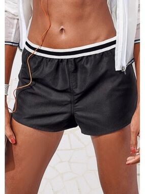 Lascana VENUS Black Women's Swim Coverup Shorts size 6